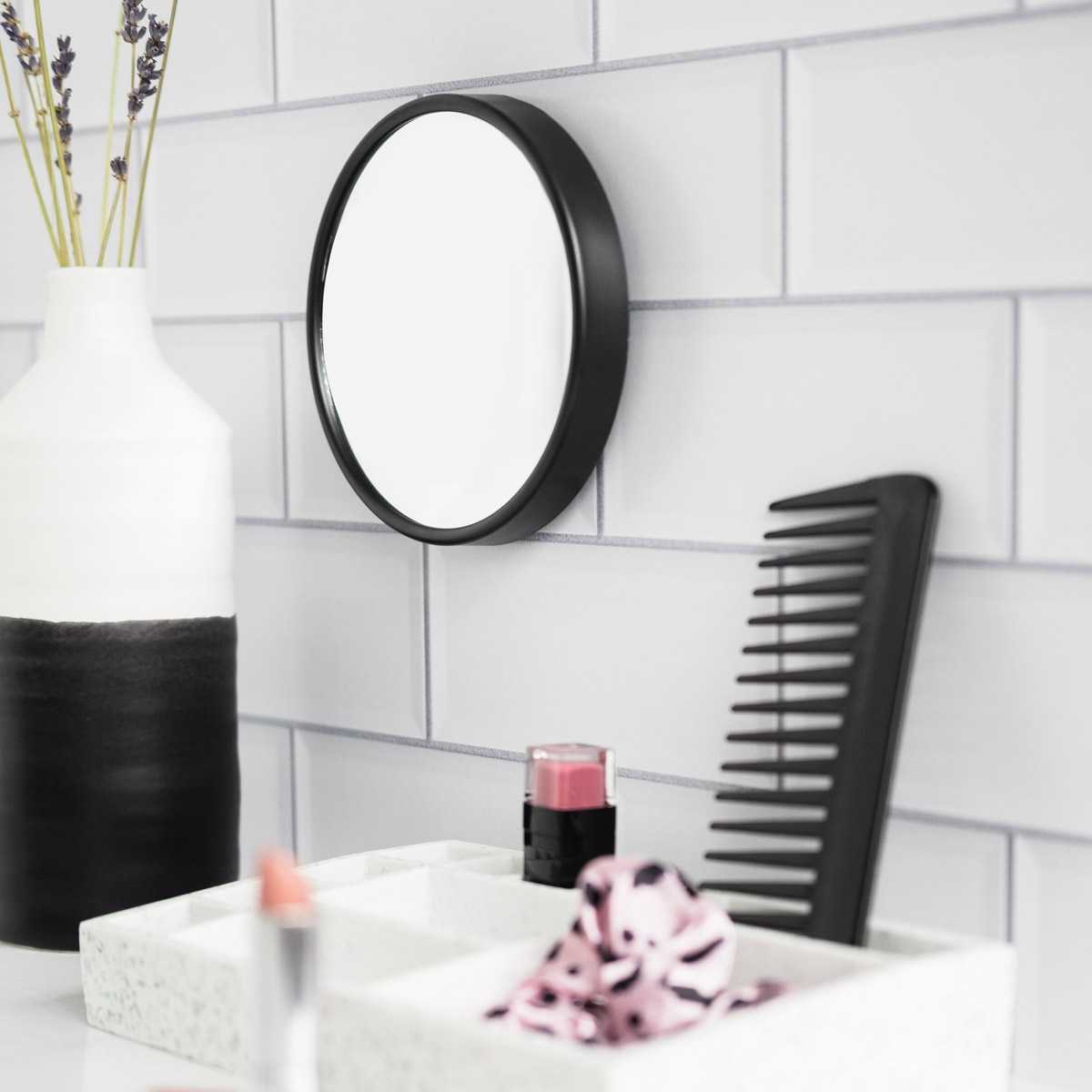 Suction mirrors